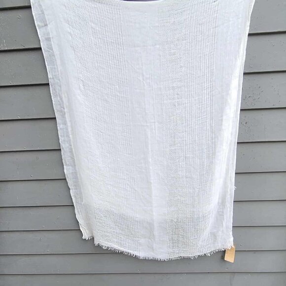 Michael Stars White Scarf NWT!  NEW! - Picture 12 of 14